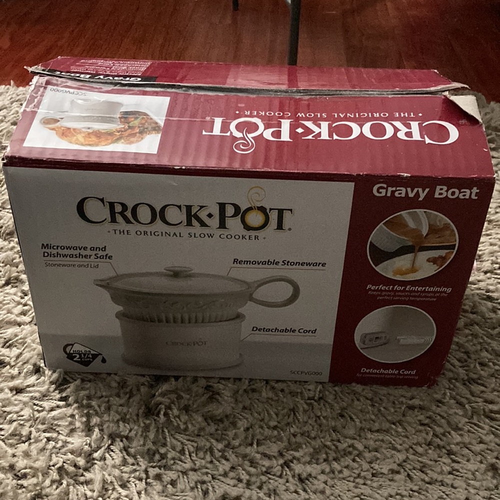 Crock pot gravy boat